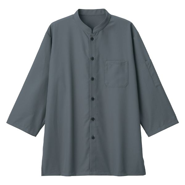 サーヴォ ”吸汗速乾・軽量”男女兼用シャツ七分袖 4L グレー BL1900-B3 1着（直送品）