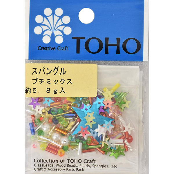 TOHO(トーホー) TOHO スパングル プチミックス 約ミックス 約5.8g入り SP-PUCHI-MIX 1箱(5枚入)（直送品）