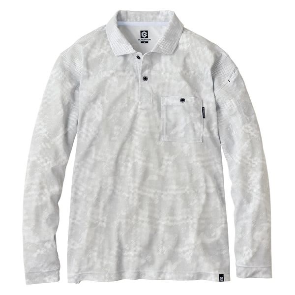 コーコス信岡　GLADIATOR  G-1688  ＭＡＸＤＲＹ ＩＣＥ冷感長袖ポロシャツ  6L グレーカモ 1着（直送品）