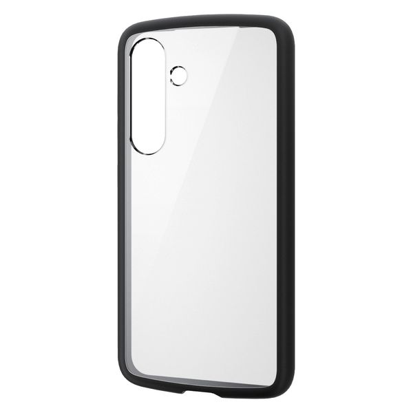 Galaxy S24 ケース ハイブリッド カバー 衝撃吸収 軽量 薄型 ブラック PM-G241TSLFCBK エレコム 1個（直送品）