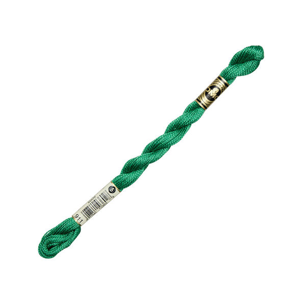 ディー・エム・シー DMC 5番糸 刺繍糸 #911 DMC5-911 1箱/12カセ入（直送品）
