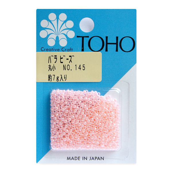 TOHO 丸小ビーズ バラパックビーズ 外径約2.2mm 約7g入り No.145 MSB-145-BA 1セット(5枚)（直送品）