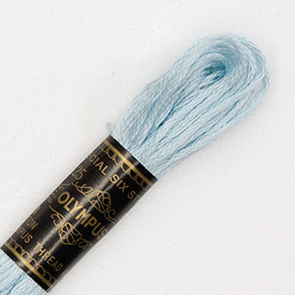 オリムパス製絲 刺繍糸 25番/8m 6綛入 COL.301 OLY25-BOX-301 1セット(6本入/1袋)（直送品）