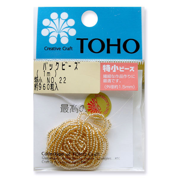 TOHO(トーホー) TOHO 特小ビーズ 糸通しビーズ 外径約1.5mm 1m