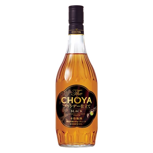 CHOYA ブラック 梅酒 700ml 6本セットケースで出品します 6本セット】The CHOYA（ザ チョーヤ） 熟成三年 15% 700ml