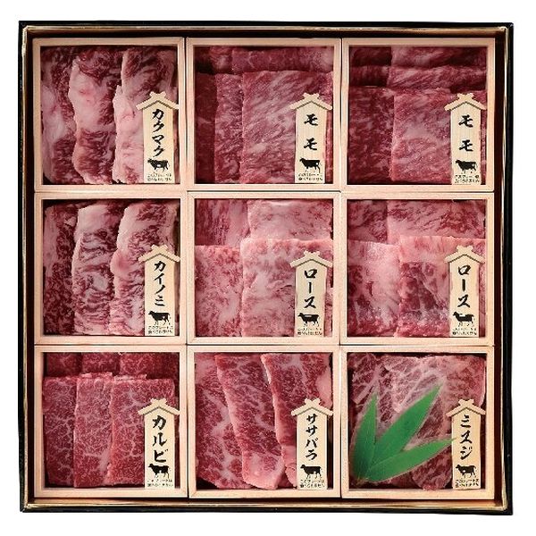 牛一 鹿児島県産黒毛和牛 焼肉用詰合せ御膳 26200289 1個（直送