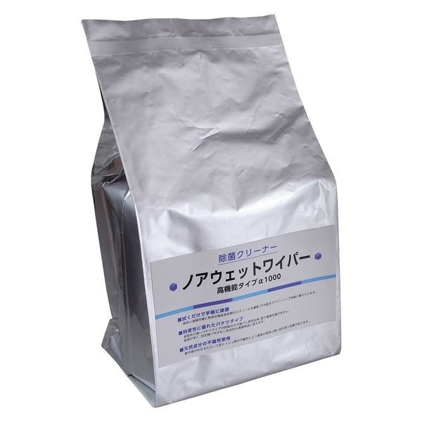 小津産業 ウェットワイパーα1000(詰換) 詰替用 24969801 105409(250マイX6フクロ) 1箱(250入x6袋)（直送品）