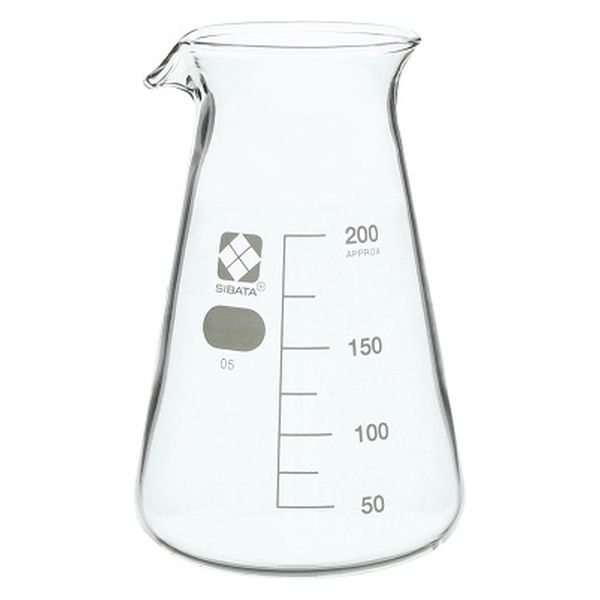 柴田科学 柴田 コニカルビーカー(目安目盛付) 24910702 200ML(010050-200A) 1個（直送品）