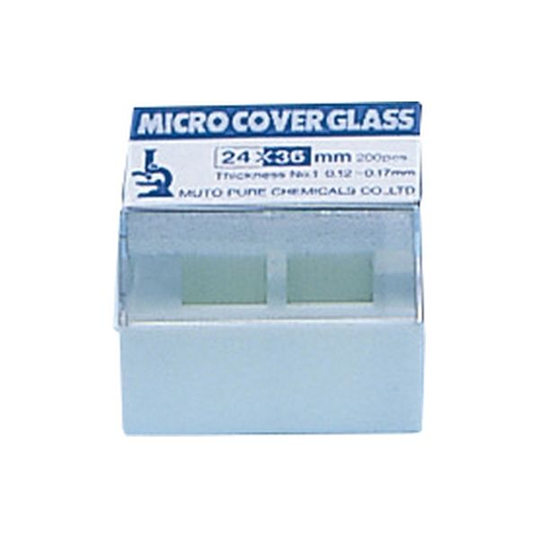 武藤化学 カバーグラス(オート用) 10274506 24362(24X36MM)1000マイ 1箱(1000入)（直送品）