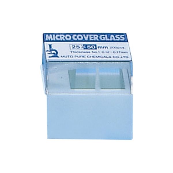 武藤化学 カバーグラス(オート用) 10274513 25502(25X50MM)1000マイ 1箱(1000入)（直送品）