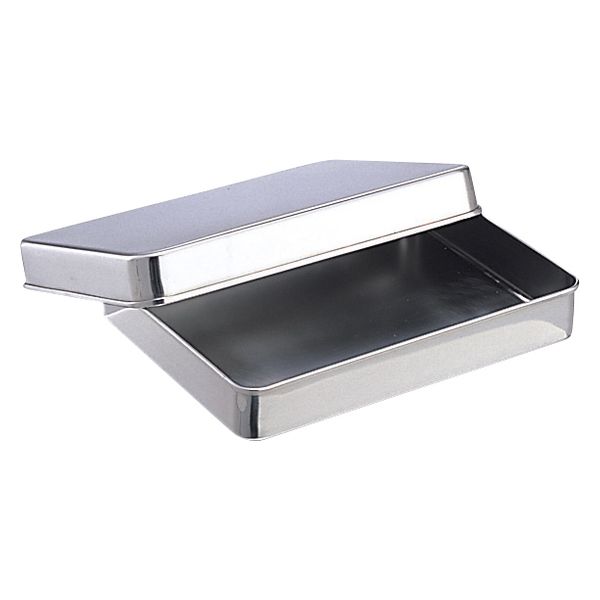 松吉医科器械 ステンレスバット(フタ付) 3号 03310003 270X210X40MM 1組（直送品）