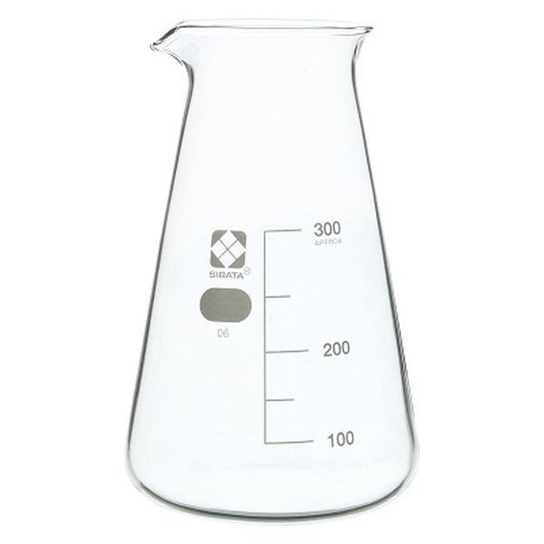 柴田科学 柴田 コニカルビーカー(目安目盛付) 24910703 300ML(010050-300A) 1個（直送品）
