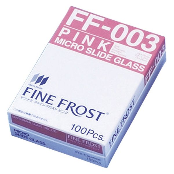 松浪硝子工業 ファインフロスト(ピンク) 23502602 FF-003(15MM)100イリ 1箱(100入)（直送品）
