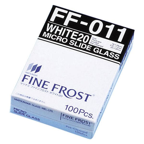 松浪硝子工業 ファインフロスト(ホワイト20) 23502608 FF-011(100マイ) 1箱(100入)（直送品）