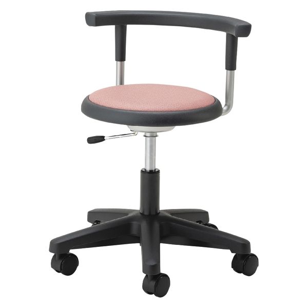 松吉医科器械 マツヨシ クランケチェア(背付) キャスタータイプ 24911300 ピンク MY-N3520N(キャスタータイプ) 1台（直送品）