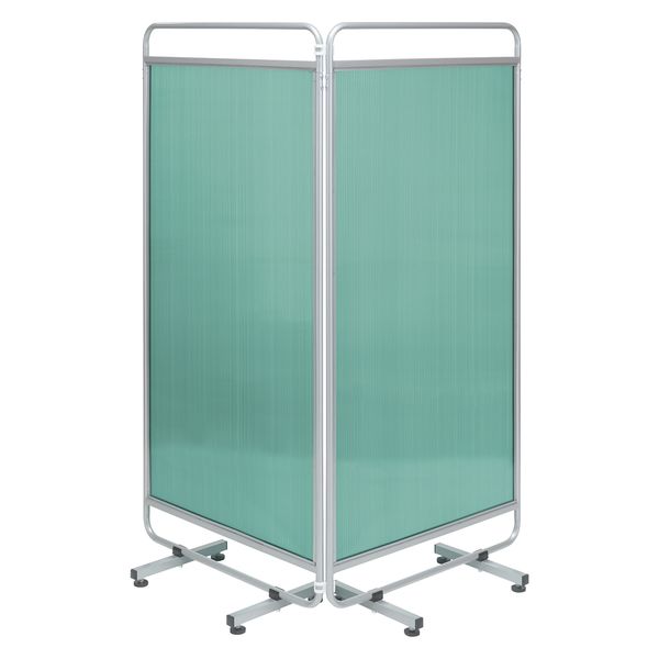 西村製作所 エレガントスクリーンW W 24321901 クリアグリーン W1430XD300XH1466MM 1台（直送品）