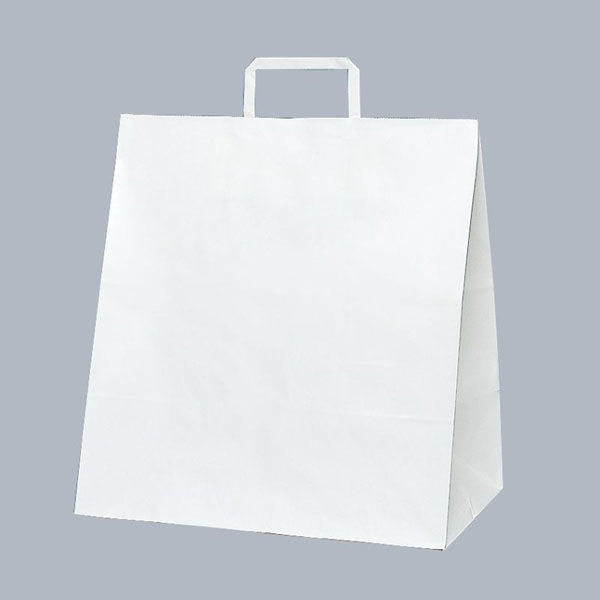 福助工業 紙手提げ袋 ラッピーバッグ No.7 晒無地 00444960 1ケース(150個(50個×3)（直送品）