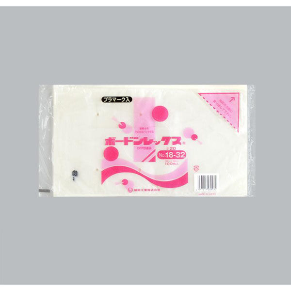 福助工業 青果向け防曇袋 ボードンレックス#20No.18-32 4穴プラ 00489518 1ケース(6000個(1000個×6)（直送品）