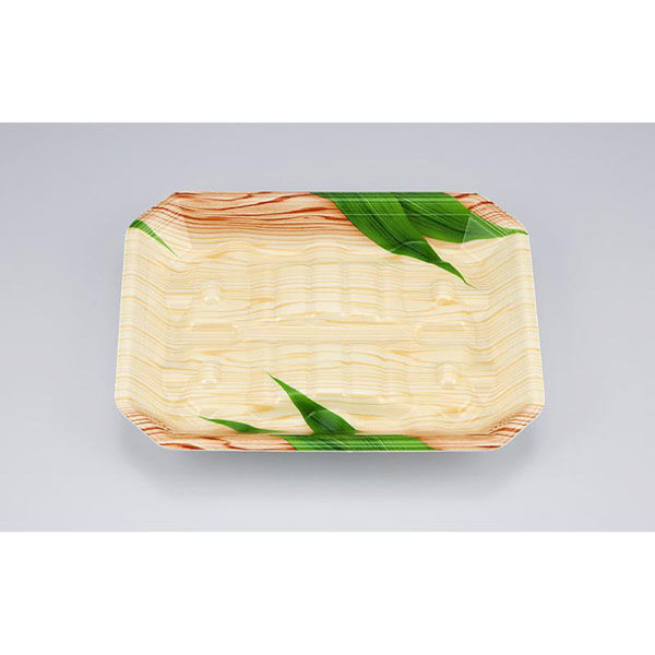 シーピー化成 発泡トレー 匠筏22-17-26A 笹木目 0052217611470 1ケース(800個(50個×16)（直送品）