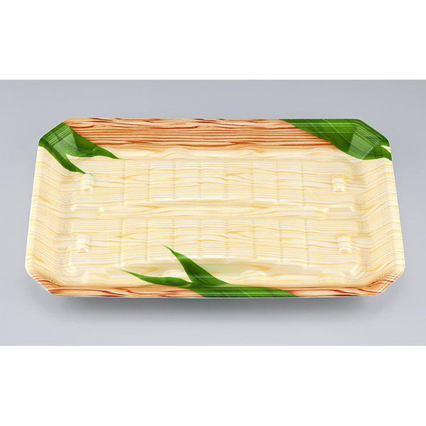 シーピー化成 発泡トレー 匠筏33-20-26A 笹木目 0053320611470 1ケース(400個(50個×8)（直送品）