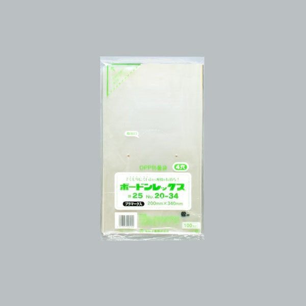 福助工業 青果向け防曇袋 ボードンレックス#25No.20-34 4穴プラ 00597300 1ケース(5000個(1000個×5)（直送品）