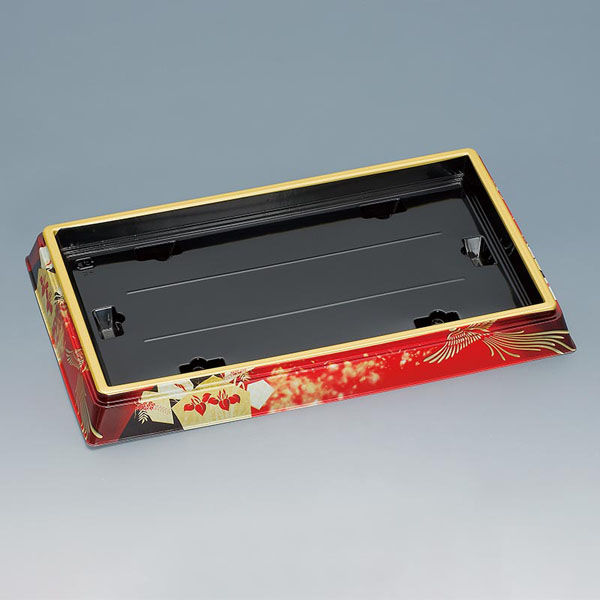 福助工業 寿司桶 新角桶310H 鳳凰赤 00654516 1ケース(160個(10個×16)（直送品）