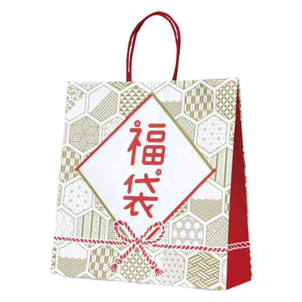 ベルベ 紙手提袋 T-6 福寄せ 00736606 1ケース(200個(50個×4)（直送品）