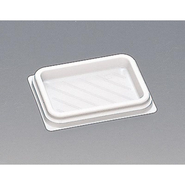 福助工業 サンドイッチ容器 Fパレ W-87 白 00743431 1ケース(1500個(50個×30))（直送品）