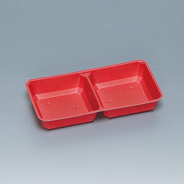 福助工業 M-123S 中仕切 赤 00746851 1ケース(600個(50個×12)（直送品）