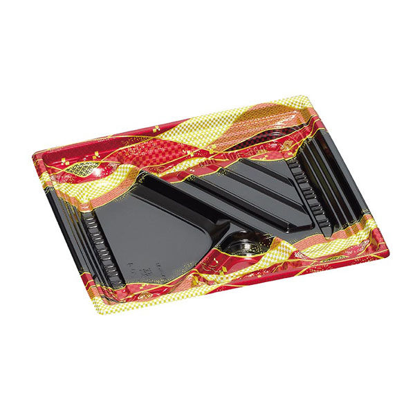 福助工業 弁当容器 巧膳23-20-4H 紅蘭 00746914 1ケース(600個(50個×12)（直送品）