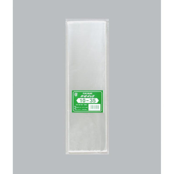 福助工業 テープ無 OPP袋 オーピーパック No.10-35 100枚入 00756151 1ケース(10個(1個×10)（直送品）