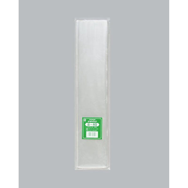 福助工業 テープ無 OPP袋 オーピーパック No.8-40 100枚入 00756161 1ケース(10個(1個×10)（直送品）
