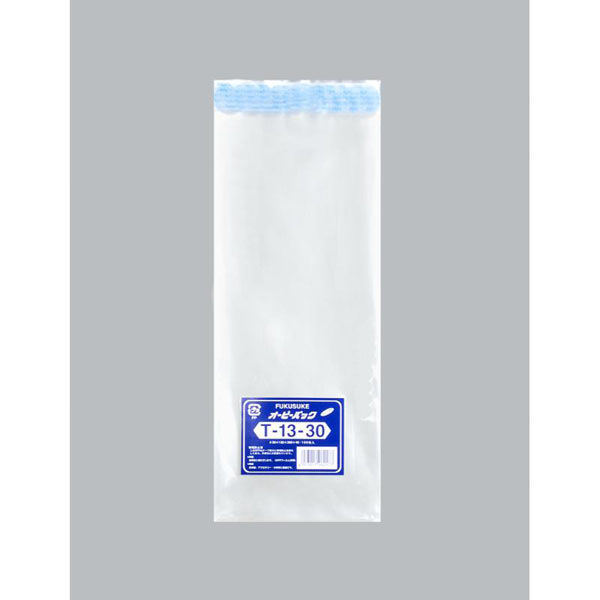 福助工業 テープ有 OPP袋 オーピーパックC T-13-30 100枚入 00756286 1ケース(60個(1個×60)（直送品）