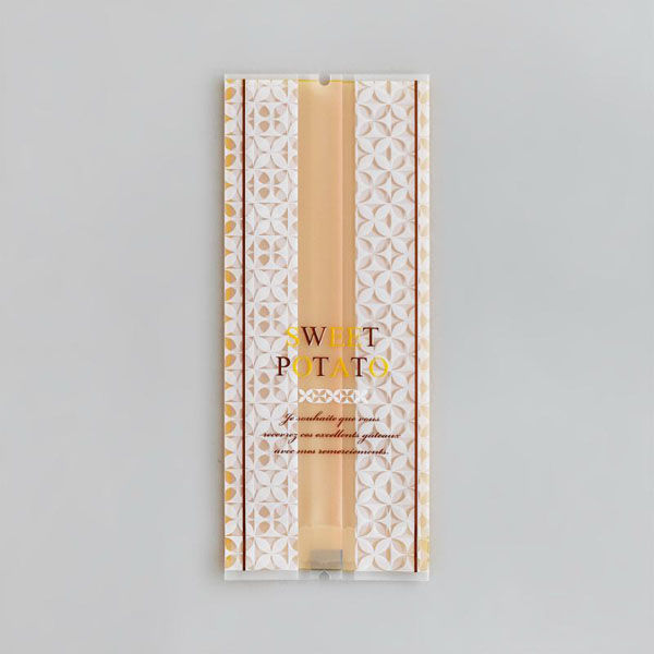 福助工業 合掌袋 合掌ガゼット袋 GM(マットタイプ) No.3 スイートポテトバラ 00756923 1ケース(100個(1個×100)（直送品）