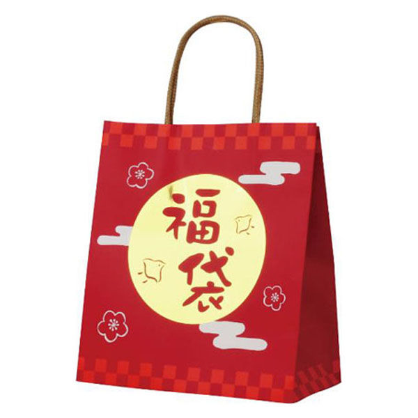 ベルベ 紙手提袋 プレミアムふくまる 小 00757103 1ケース(50個(10個×5)（直送品）