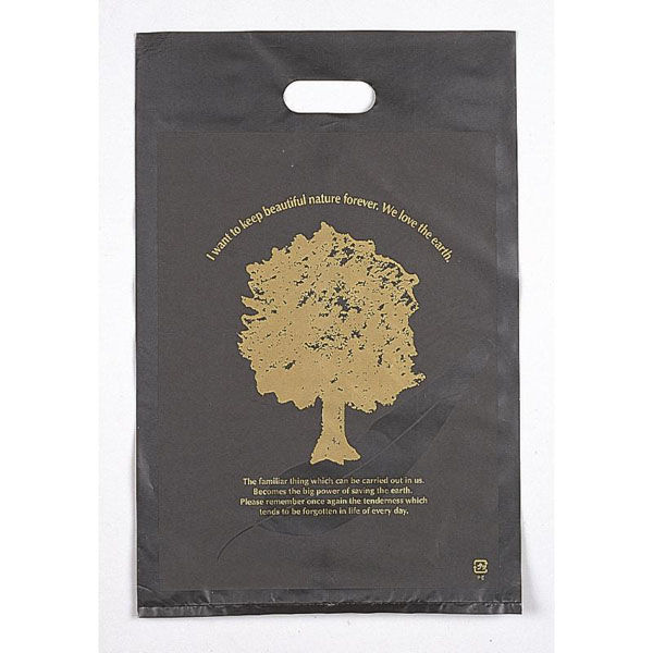 福助工業 ポリ手提げ HDアームバッグ ツリー M 00761964 1ケース(1000個(100個×10)（直送品）