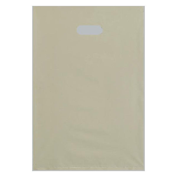 福助工業 ポリ手提げ LDアームバッグ ベージュ(小) 00761967 1ケース(800個(50個×16)（直送品）