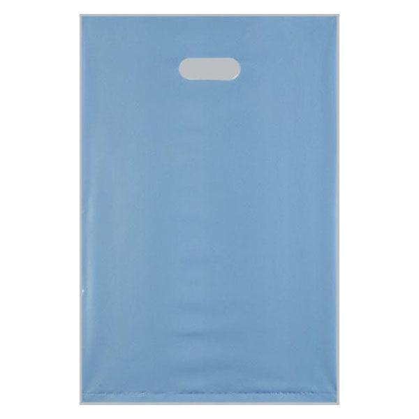 福助工業 ポリ手提げ LDアームバッグ メタリックブルー(小) 00761968 1ケース(800個(50個×16)（直送品）