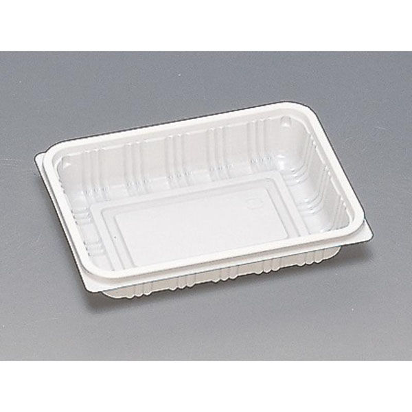 福助工業 サンドイッチ容器 Fパレ W-43 白 00766899 1ケース(1500個(50個×30)（直送品）