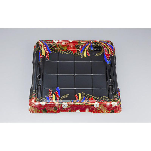 シーピー化成 寿司桶 CZハカマ桶3R 令華赤 本体(B) 0126203068845 1ケース(200個(10個×20)（直送品）