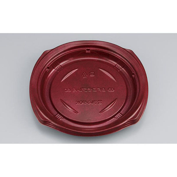 シーピー化成 惣菜容器 BFコモプレ内60 フォンセ赤 本体 014786000A695 1ケース(600個(50個×12)（直送品）