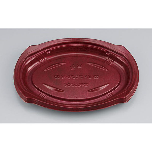 シーピー化成 仕出し弁当容器 BFコモプレ内65 フォンセ赤 本体 014786500A695 1ケース(600個(50個×12)（直送品）