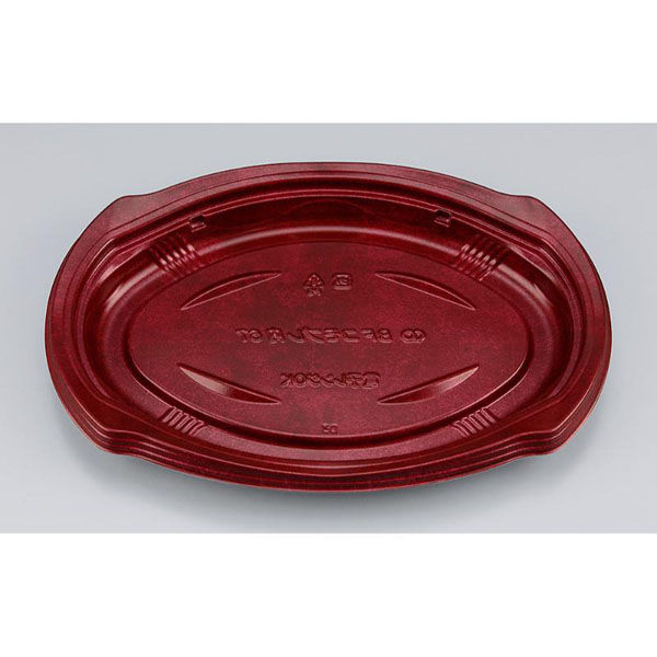 シーピー化成 仕出し弁当容器 BFコモプレ内67 フォンセ赤 本体 014786700A695 1ケース(400個(50個×8)（直送品）