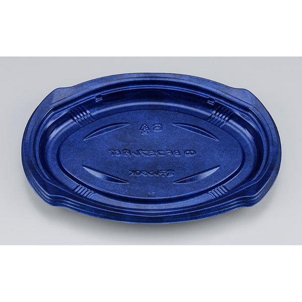 シーピー化成 仕出し弁当容器 BFコモプレ内67 フォンセ青 本体 014786700A705 1ケース(400個(50個×8)（直送品）