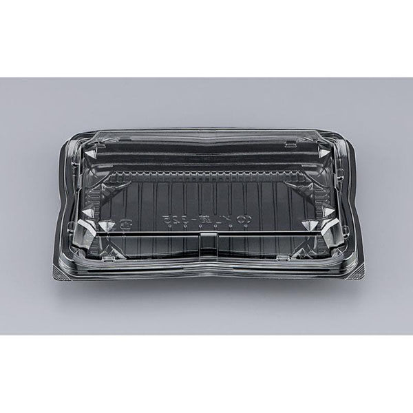 シーピー化成 嵌合フードパック KL華-325黒(N) 0187325000520 1ケース(1200個(50個×24)（直送品）