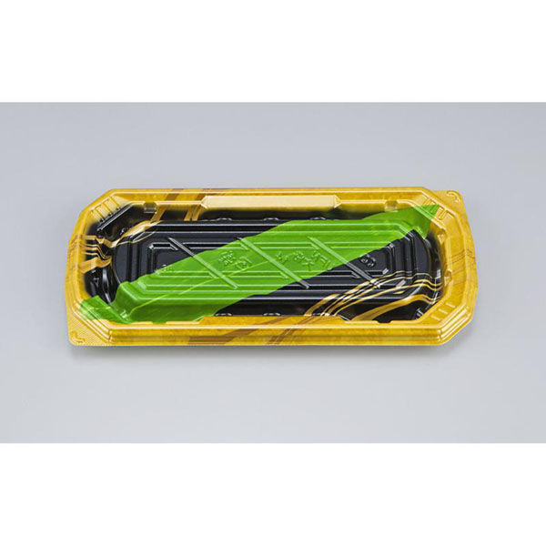 シーピー化成 寿司容器 UFN大将14 水面笹金 本体 0190114008485 1ケース(1000個(50個×20)（直送品）