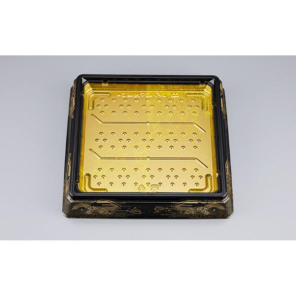 シーピー化成 寿司桶 UFハカマ角桶34 みやこ扇 本体(N) 0196734006065 1ケース(280個(10個×28)（直送品）