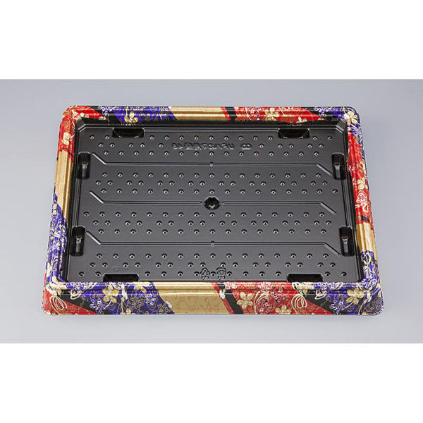 シーピー化成 寿司桶 UFハカマ角桶48 彩華 本体(N) 0196748004495 1ケース(180個(10個×18)（直送品）