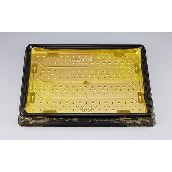 シーピー化成 寿司桶 UFハカマ角桶48 みやこ扇 本体(N) 0196748006065 1ケース(180個(10個×18)（直送品）