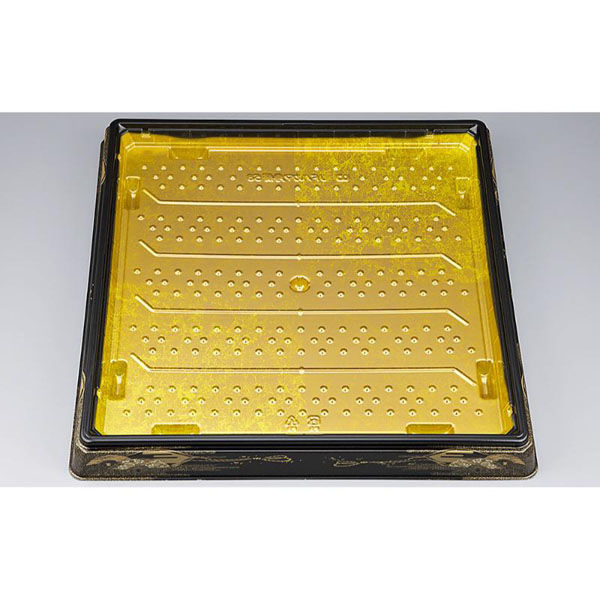 シーピー化成 寿司桶 UFハカマ角桶58 みやこ扇 本体(N) 0196758006065 1ケース(100個(10個×10)（直送品）